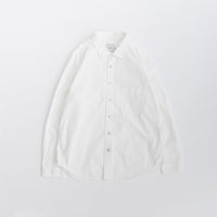 RINEN / 80/2 Downproof Regular Collar Shirt 01. White