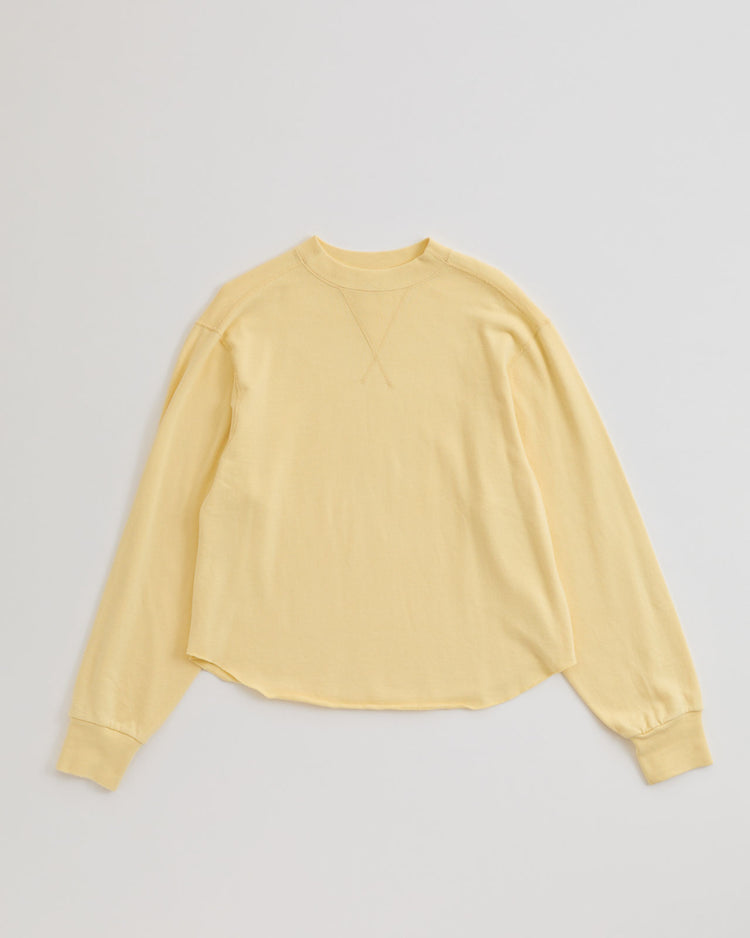THE SHINZONE  W GAZETTE PULLOVER 51 LIGHT YELLOW