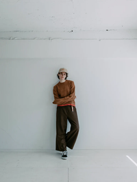 MEYAME FLUFFY PULLOVER / CARDIGAN OLIVE