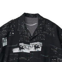 PORTER CLASSIC / ALOHA SHIRT DRIVE-IN THEATER BLACK