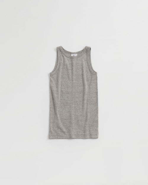 THE SHINZONE / CIRCULAR RIB TANKTOP 06 GRAY