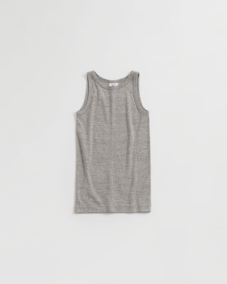THE SHINZONE / CIRCULAR RIB TANKTOP 06 GRAY