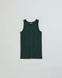 THE SHINZONE  CIRCULAR RIB TANKTOP 76 MOSS GREEN