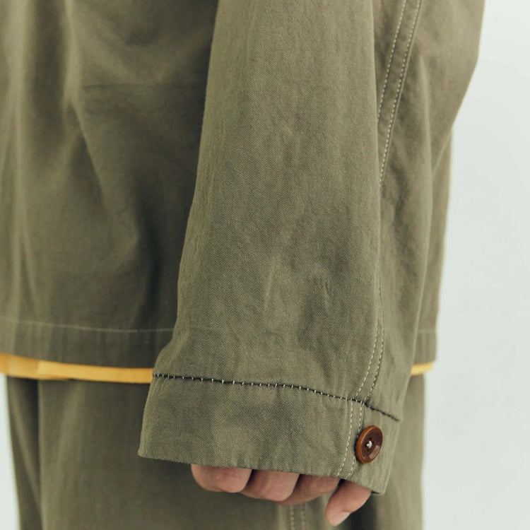 ARMY TWILL / Vintage Gabardine Shirt JK BEIGE