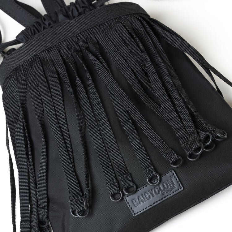 BAICYCLON by bagjack / TAPE FRINGE DRAW STRING BAG - BCL-65