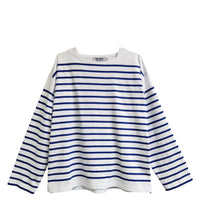 MONT KEMMEL/  パネルボーダー長袖バスクTシャツ