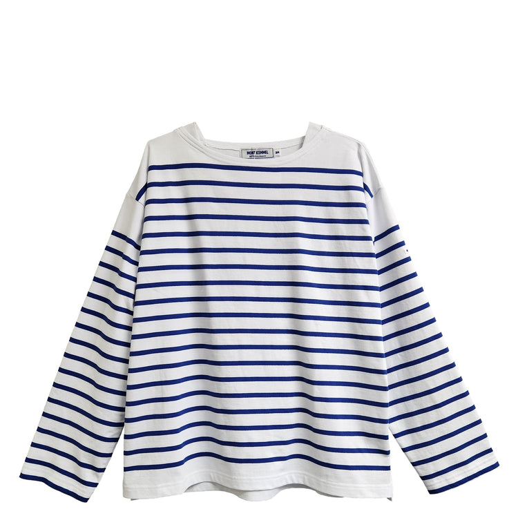 MONT KEMMEL/  パネルボーダー長袖バスクTシャツ