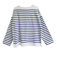 MONT KEMMEL/  パネルボーダー長袖バスクTシャツ