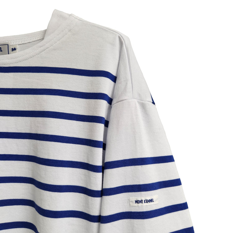 MONT KEMMEL/  パネルボーダー長袖バスクTシャツ