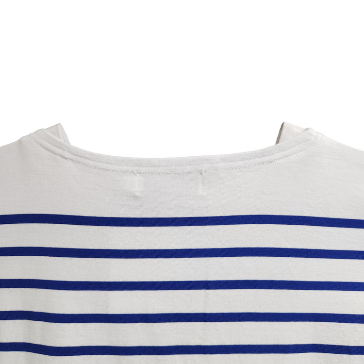 MONT KEMMEL/  パネルボーダー長袖バスクTシャツ