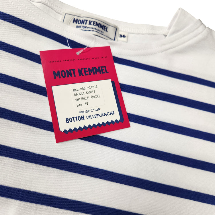 MONT KEMMEL/  パネルボーダー長袖バスクTシャツ