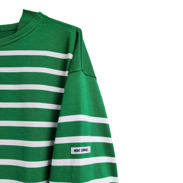 MONT KEMMEL/  パネルボーダー長袖バスクTシャツ