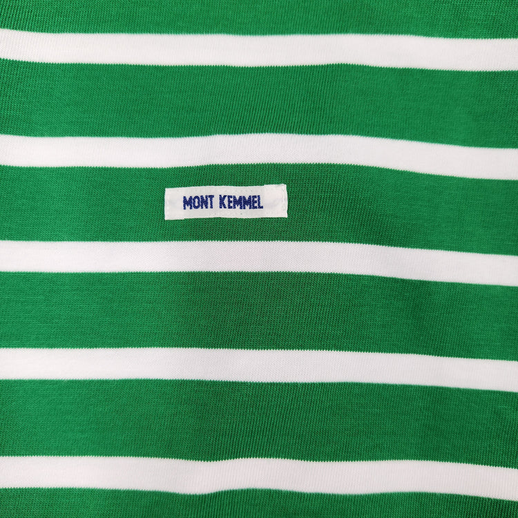 MONT KEMMEL/  パネルボーダー長袖バスクTシャツ