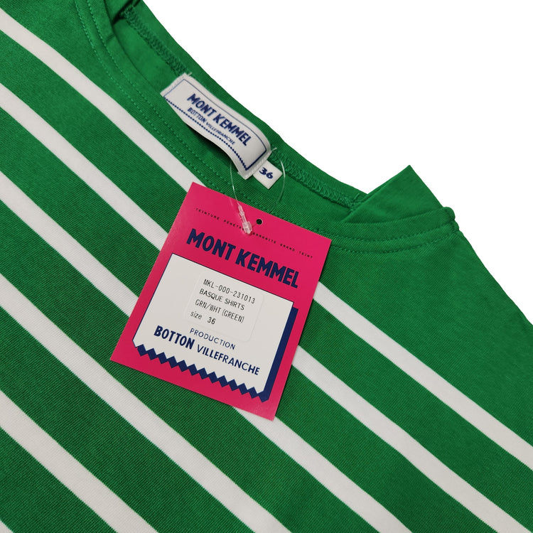 MONT KEMMEL/  パネルボーダー長袖バスクTシャツ