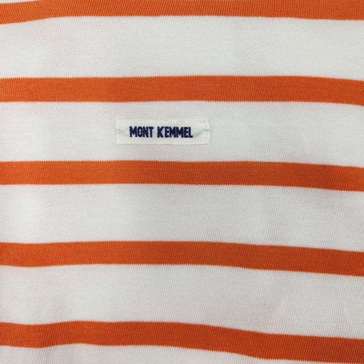 MONT KEMMEL/  パネルボーダー長袖バスクTシャツ