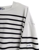 MONT KEMMEL/  パネルボーダー長袖バスクTシャツ