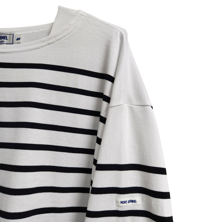 MONT KEMMEL/  パネルボーダー長袖バスクTシャツ