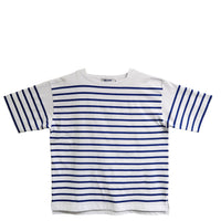 MONT KEMMEL/  パネルボーダー半袖バスクTシャツ