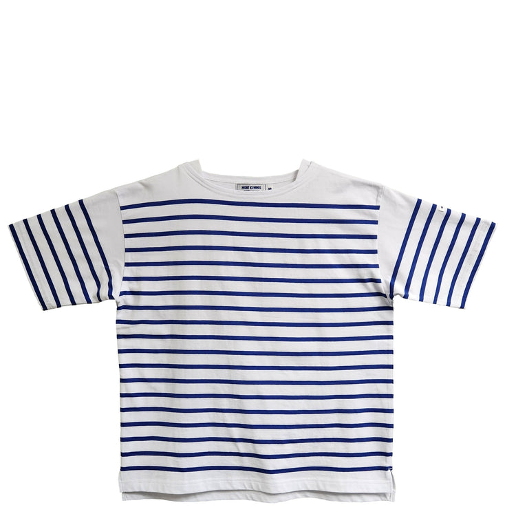 MONT KEMMEL/  パネルボーダー半袖バスクTシャツ