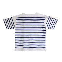 MONT KEMMEL/  パネルボーダー半袖バスクTシャツ
