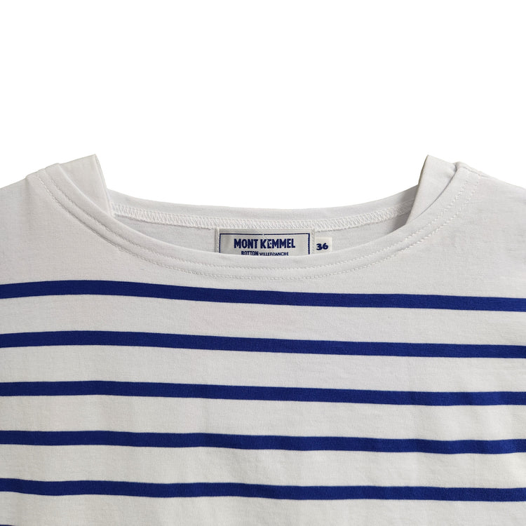 MONT KEMMEL/  パネルボーダー半袖バスクTシャツ