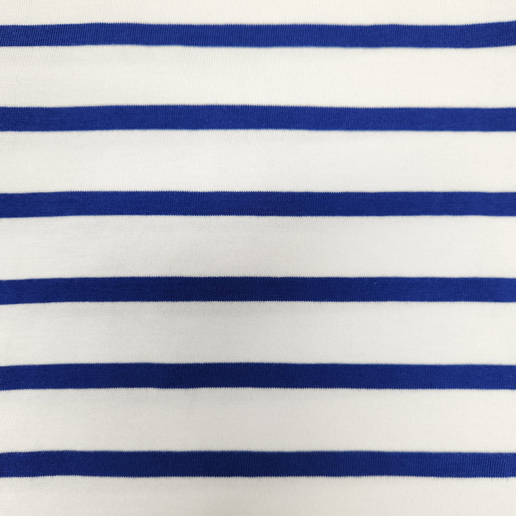 MONT KEMMEL/  パネルボーダー半袖バスクTシャツ