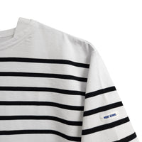 MONT KEMMEL/  パネルボーダー半袖バスクTシャツ