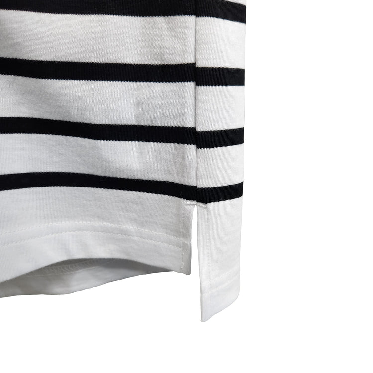 MONT KEMMEL/  パネルボーダー半袖バスクTシャツ