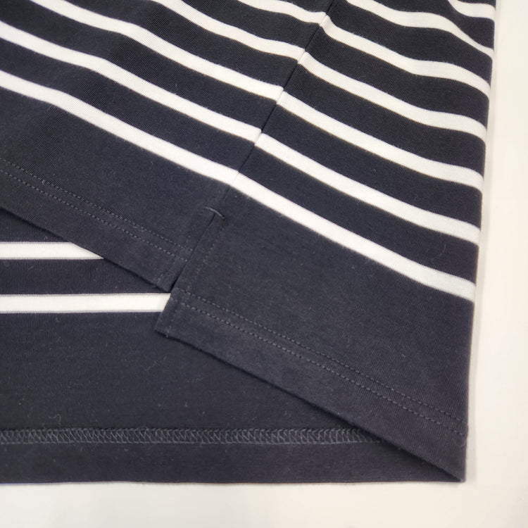 MONT KEMMEL/  パネルボーダーロングスリーブバスクTシャツ