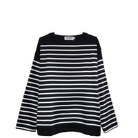 MONT KEMMEL/  パネルボーダーロングスリーブバスクTシャツ