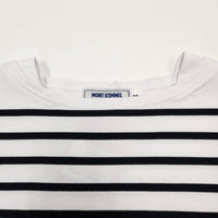 MONT KEMMEL/  パネルボーダーロングスリーブバスクTシャツ