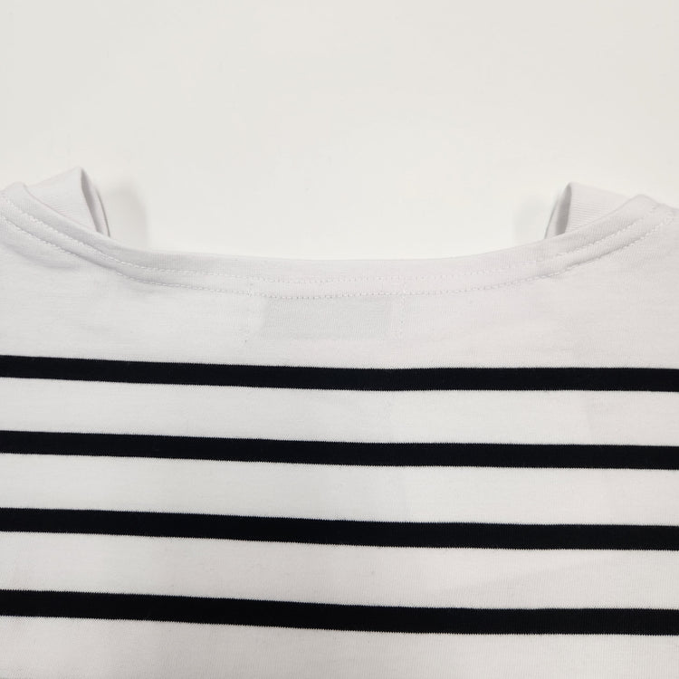 MONT KEMMEL/  パネルボーダーロングスリーブバスクTシャツ