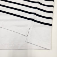 MONT KEMMEL/  パネルボーダーロングスリーブバスクTシャツ