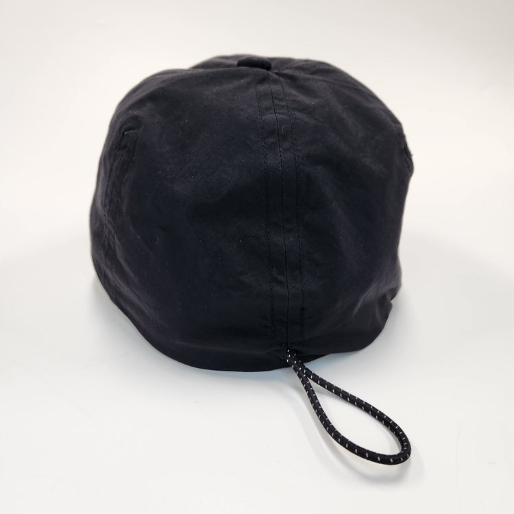 BURLAP OUTFITTER  3-PANEL CAP BLACK