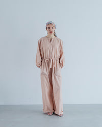 MEYAME  HALF ZIP ALL IN ONE(LONG SLEEVE) PINK