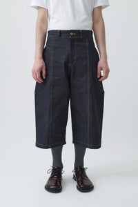 sage NATION  Welt Short Denim - Raw Indigo