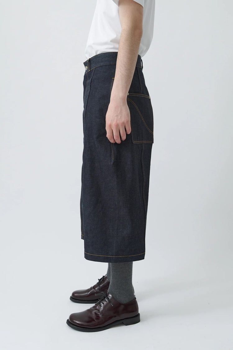 sage NATION  Welt Short Denim - Raw Indigo