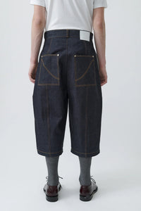 sage NATION  Welt Short Denim - Raw Indigo