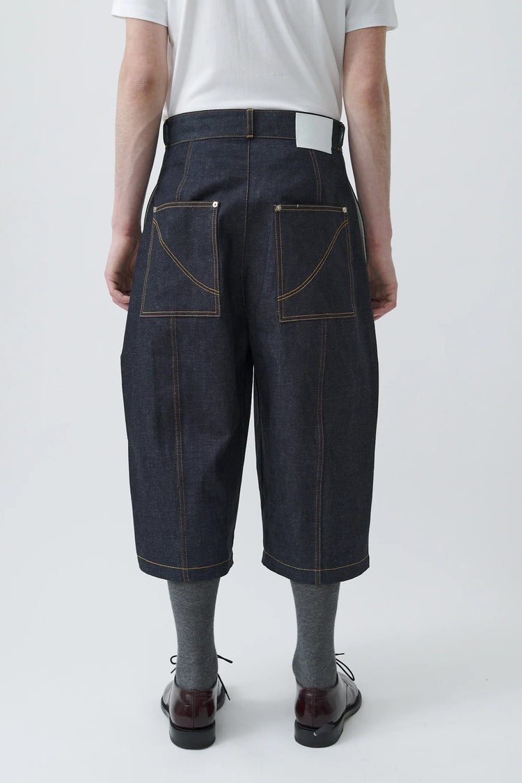 sage NATION  Welt Short Denim - Raw Indigo