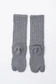YOKO SAKAMOTO  COTTON TABI PILE SOCKS HEATHER GRAY