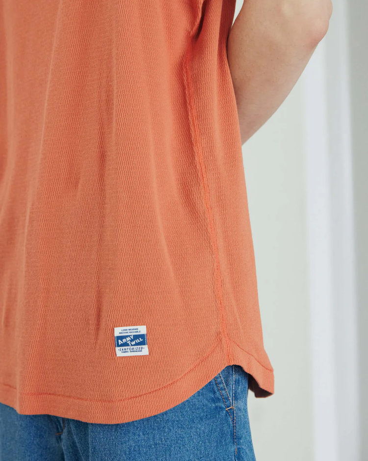 ARMY TWILL / LIGHT HONEYCOMB TANK TOP ORANGE