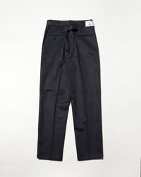 J.PRESS ORIGINALS SHIOTA Slight Twist Chino Piped Stem 1 tuck   Japan Made NAVY