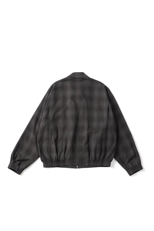 OLD JOE BRAND   PLEATED-POCKET RICKY JACKET GRAPHITE PLAID 261OJ-JK07