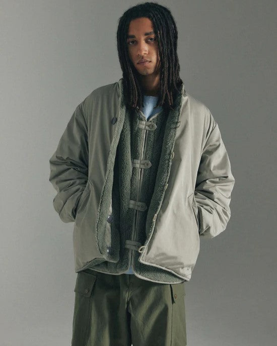 ARMY TWILL  PE WEATHER REVERSIBLE BLOUSON GRAY