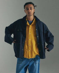 ARMY TWILL DUCK LOGGER JACKET NAVY