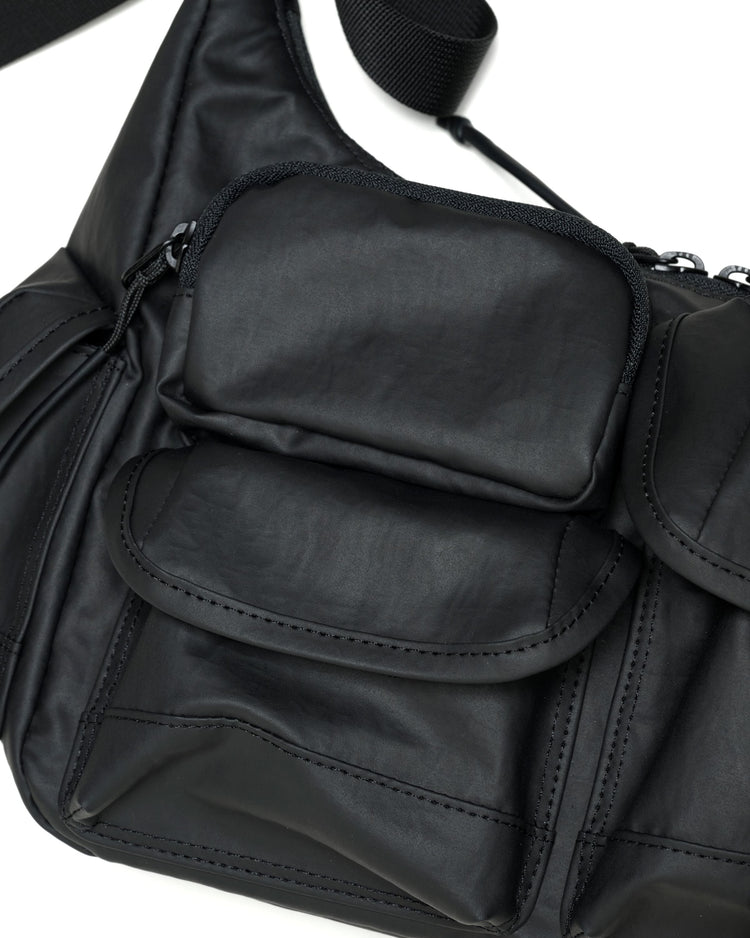 BAICYCLON by bagjack /  MULTI POCKETS SHOUDER BAG SMALL (BLACK2) BCL-85