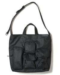 BAICYCLON by bagjack /  MULTI POCKETS 2WAY TOTE MEDIUM BCL-68 (BLACK2)