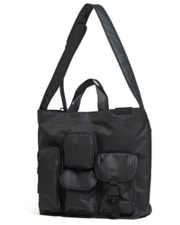 BAICYCLON by bagjack /  MULTI POCKETS 2WAY TOTE MEDIUM BCL-68 (BLACK2)