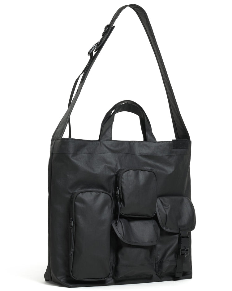 BAICYCLON by bagjack /  MULTI POCKETS 2WAY TOTE MEDIUM BCL-68 (BLACK2)