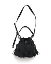 BAICYCLON by bagjack    TAPE FRINGE DRAW STRING BAG BCL-126